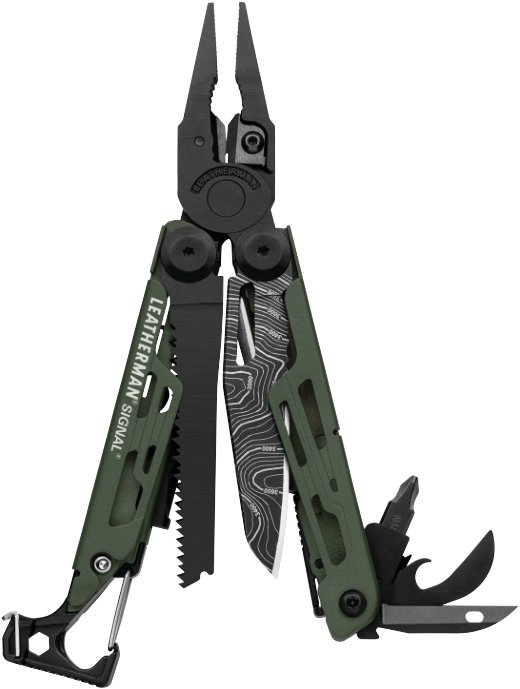 Leatherman Signal Green Topo