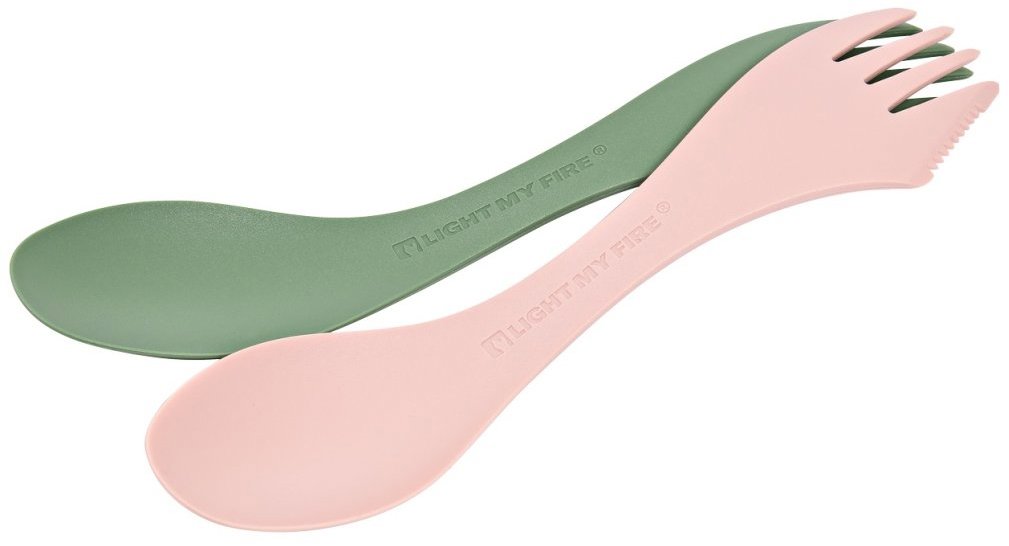 Light My Fire Spork medium 2-pack sandygreen/dustypink