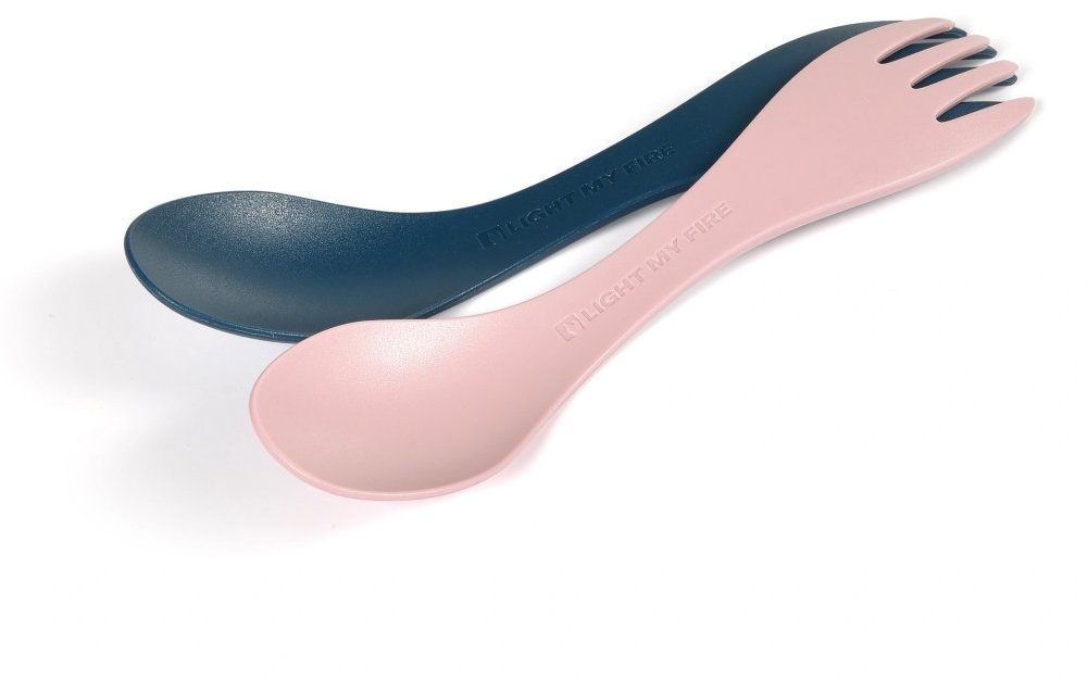 Light My Fire Spork little 2-pack hazyblue/dustypink