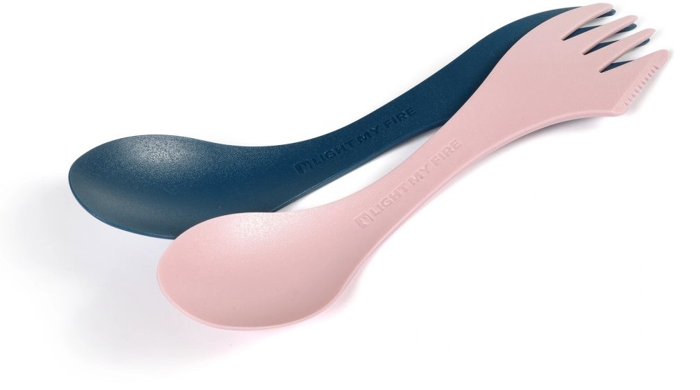 Light My Fire Spork original 2-pack hazyblue/dustypink