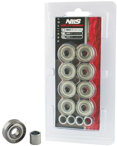NILE NILS EXTREME ABEC 9 Chrome 8 ks