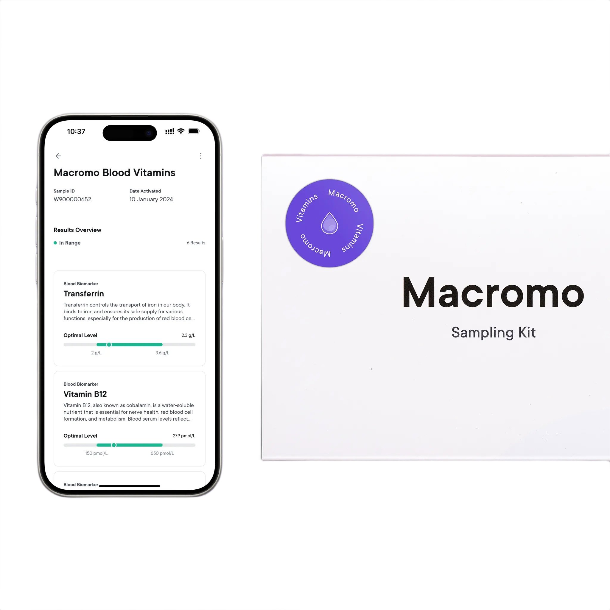 Macromo Domácí Krevní test - Vitamíny a Minerály