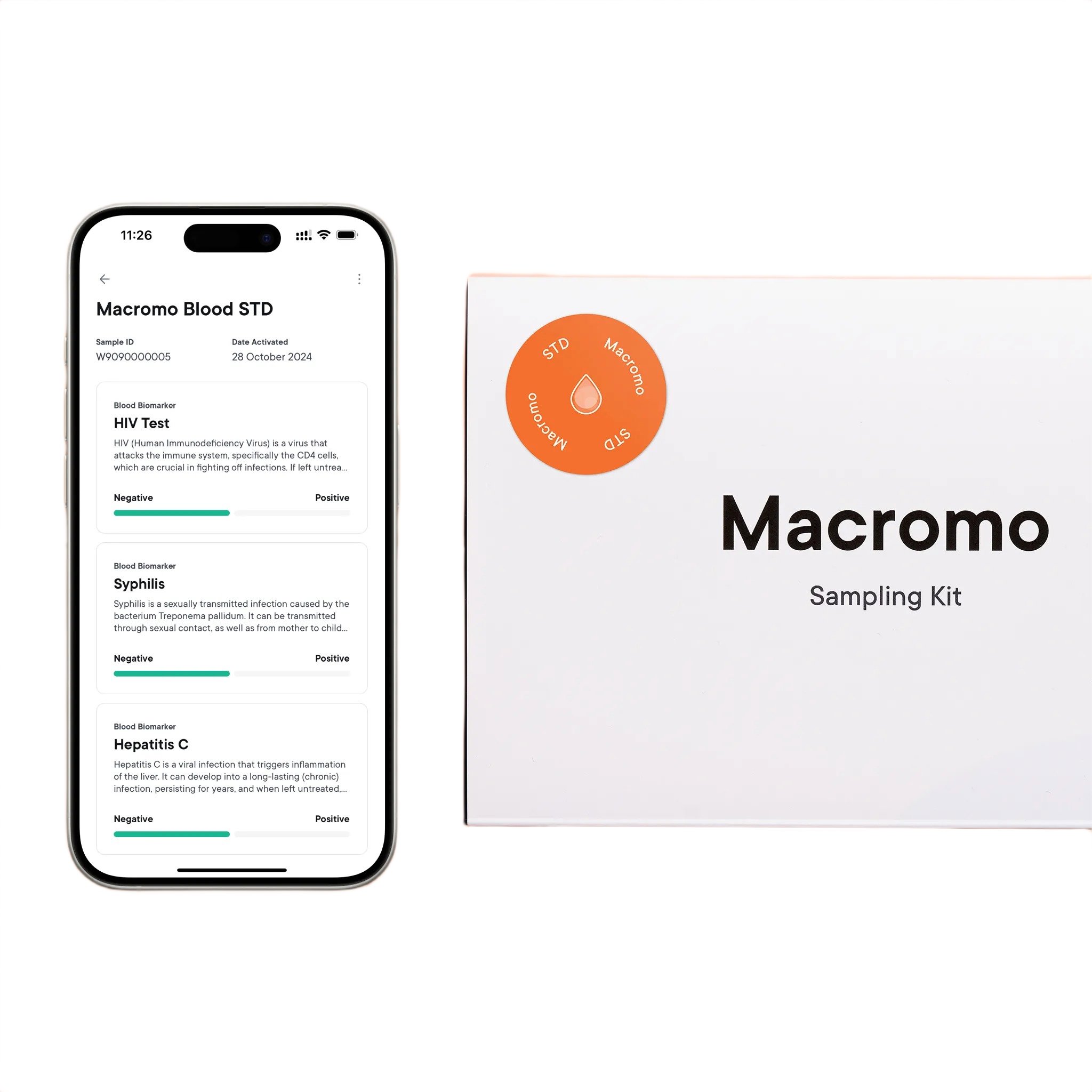Macromo Domácí Krevní test - STD