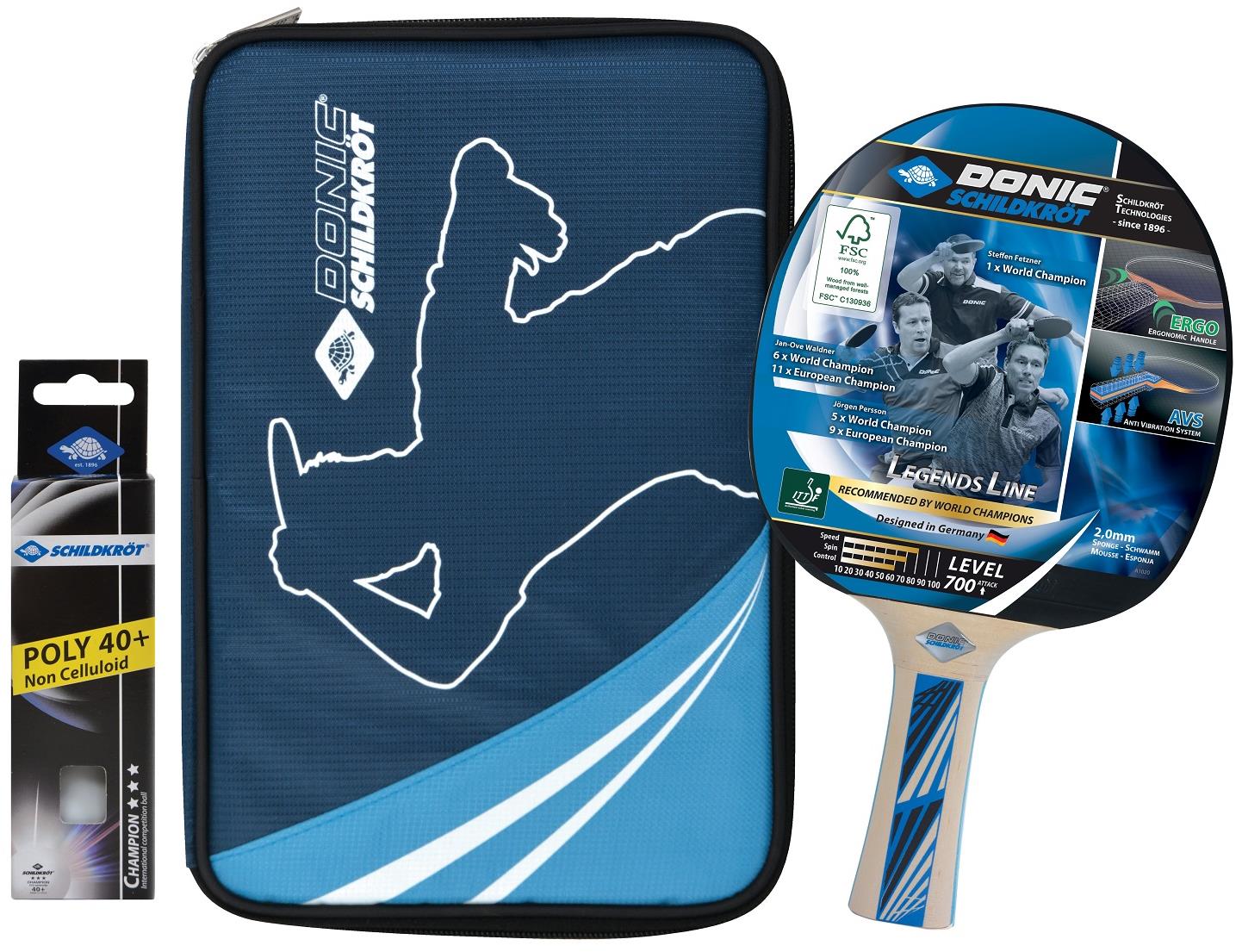 Donic Legends 700 - dárkový set