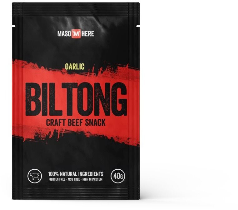 Maso Here hovězí biltong česnek 40 g