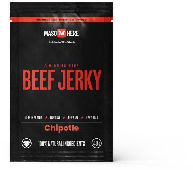 Maso Here hovězí jerky chipotle 40g