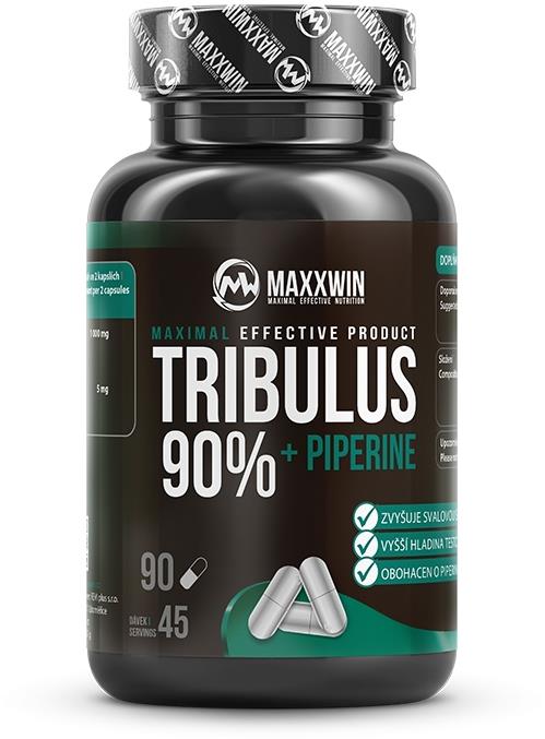 Maxxwin Tribulus 90% + piperine, 90 kapslí