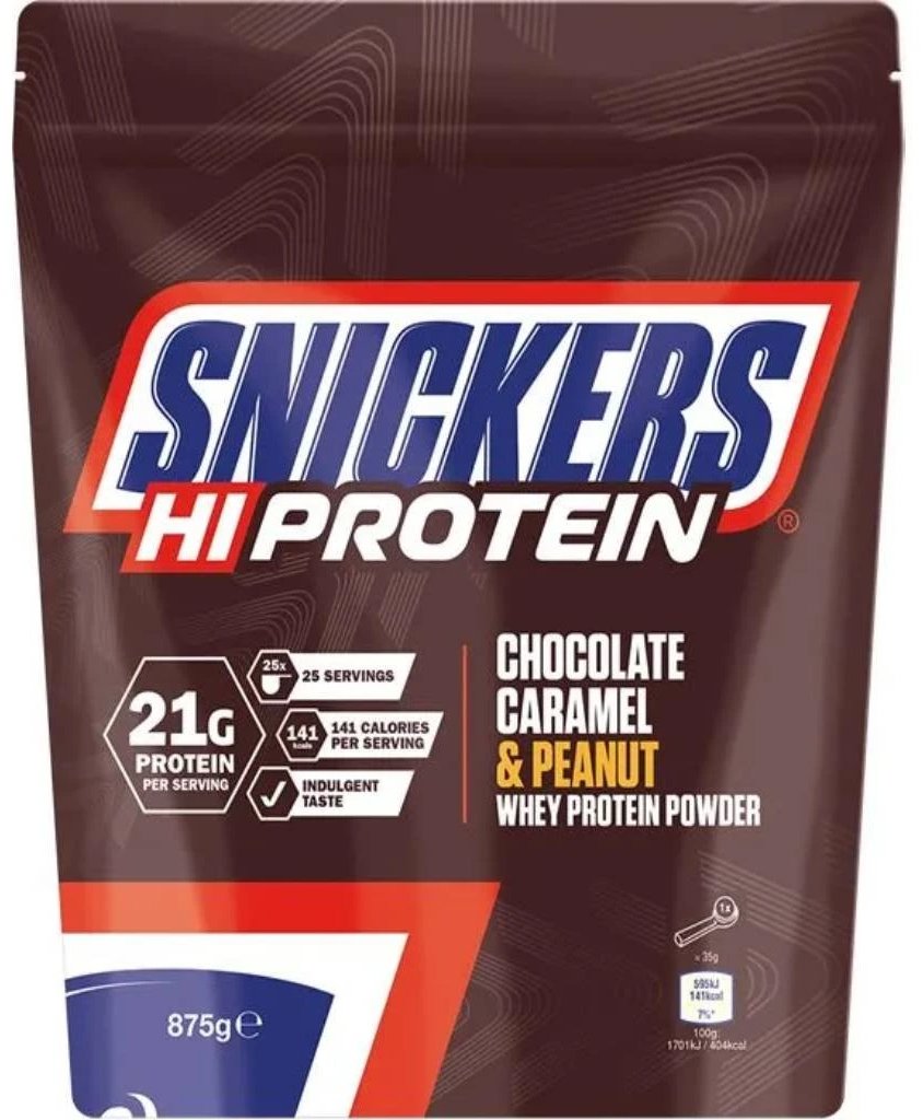 Mars Snickers HiProtein 875 g, čokoláda, karamel, arašídy