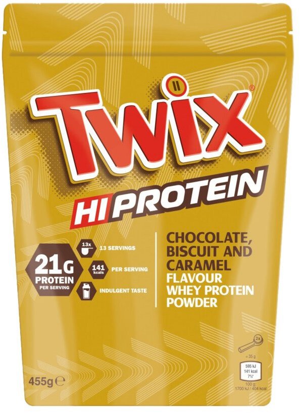 Mars Twix HiProtein Powder 455 g Chocolate, Biscuit & Caramel