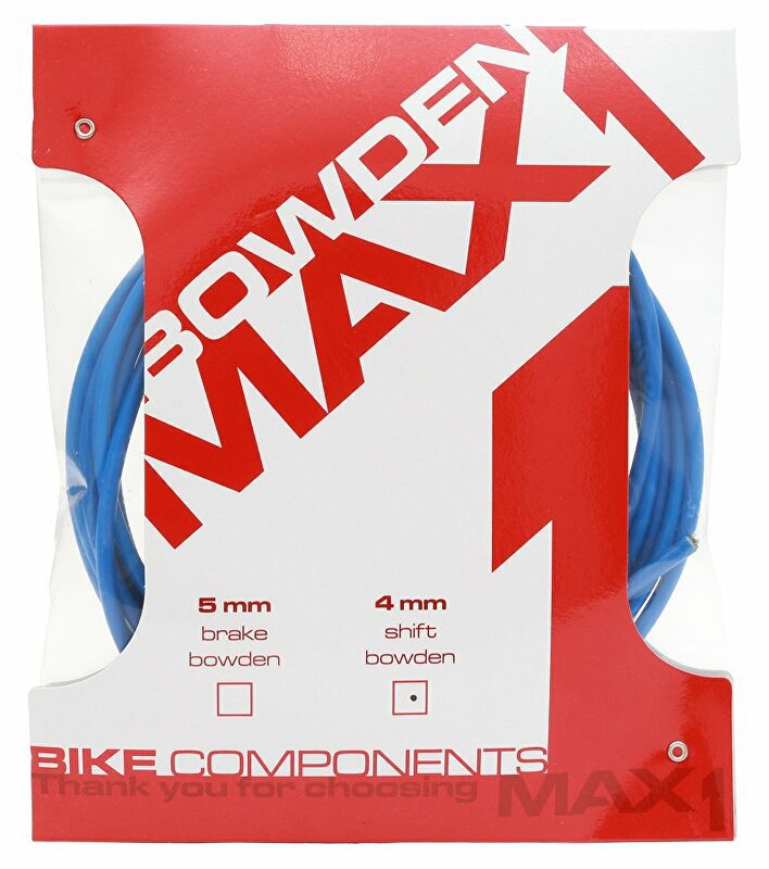 MAX1 Bowden 4 mm modrý balení 3 m