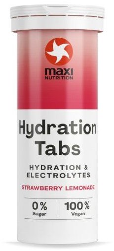 MaxiNutrition Hydratační tablety s příchutí jahodové limonády 40 g