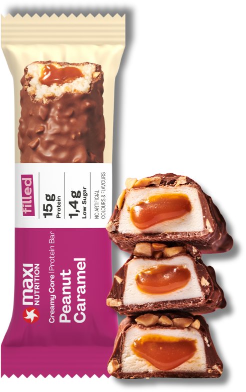 Maxi Nutrition Creamy Core Protein Bar 45 g - arašídy/ karamel