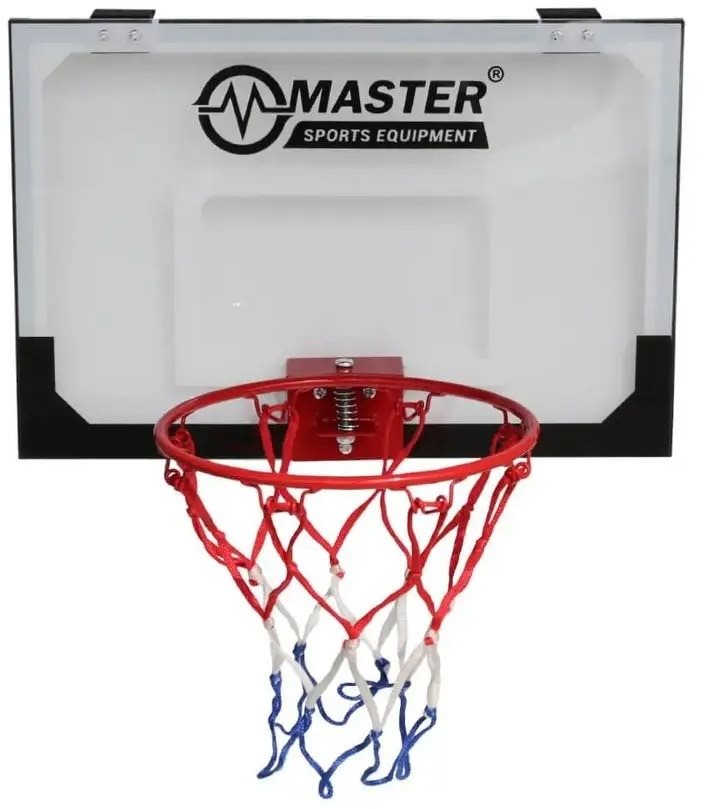 Basketbalový koš s deskou MASTER 45 x 30 cm