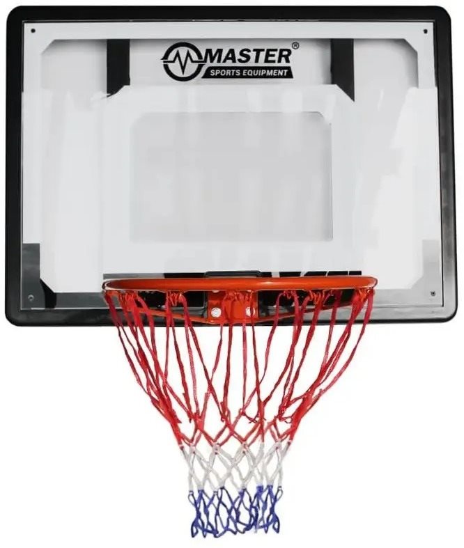 Basketbalový koš s deskou MASTER 80 x 58 cm