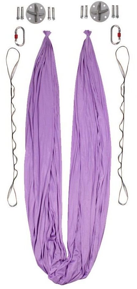 Merco Yoga Hammock síť pro jógu fialová