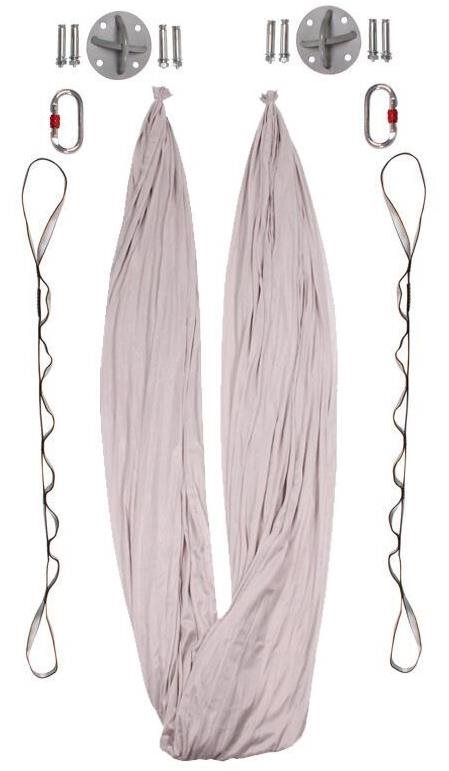 Merco Yoga Hammock síť pro jógu šedá