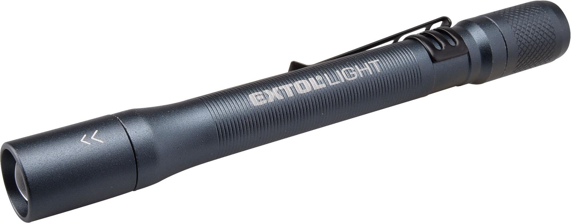 EXTOL LIGHT svítilna 100lm, zoom, celokovová, 100lm, CREE XPG, 43152