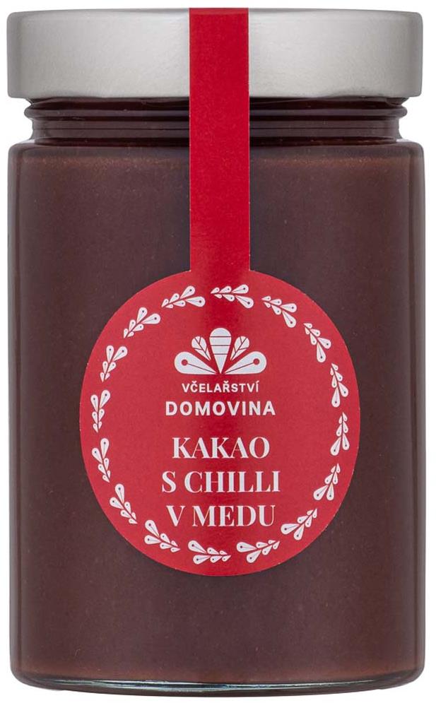 Včelařství Domovina Kakao s chilli v medu 400 g