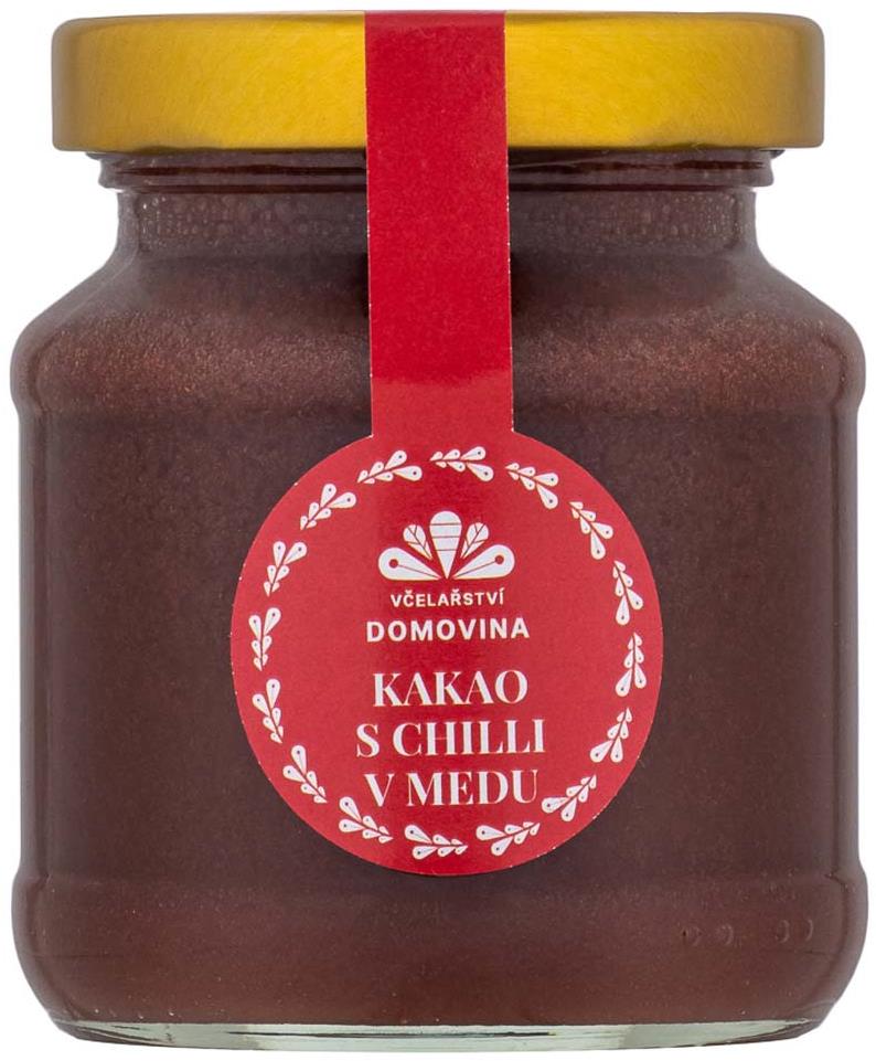 Včelařství Domovina Kakao s chilli v medu 180 g