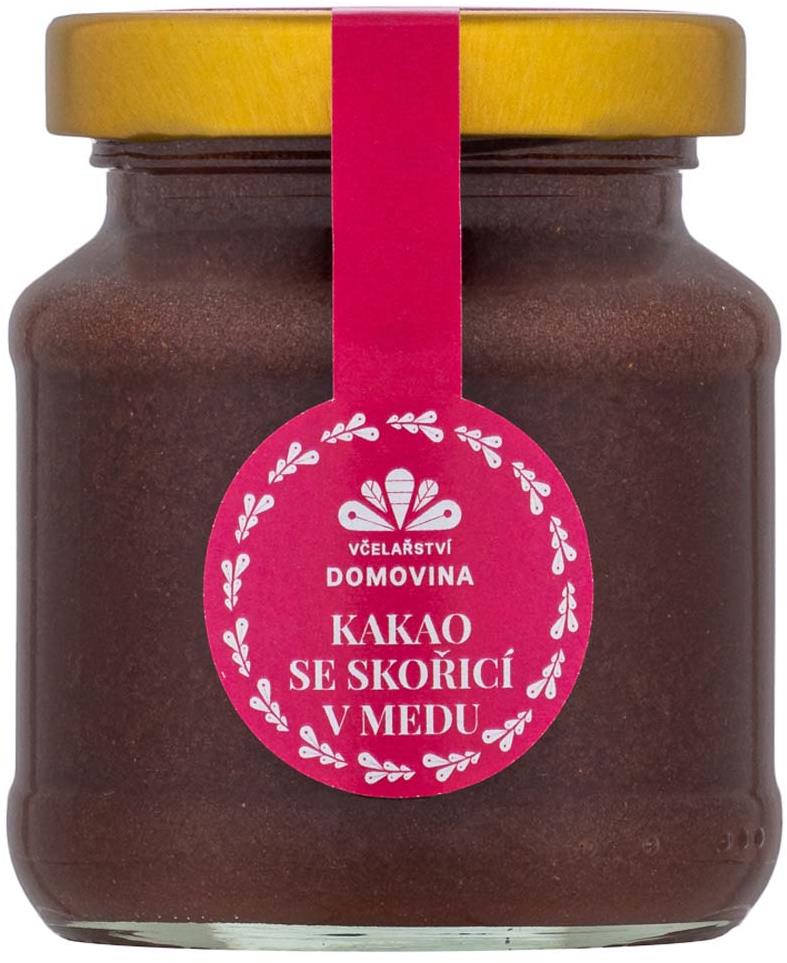 Včelařství Domovina Kakao se skořicí v medu 180 g