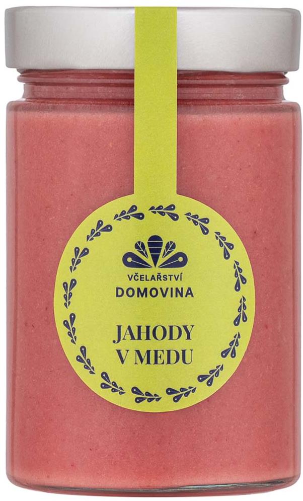 Včelařství Domovina Jahody v medu 380 g