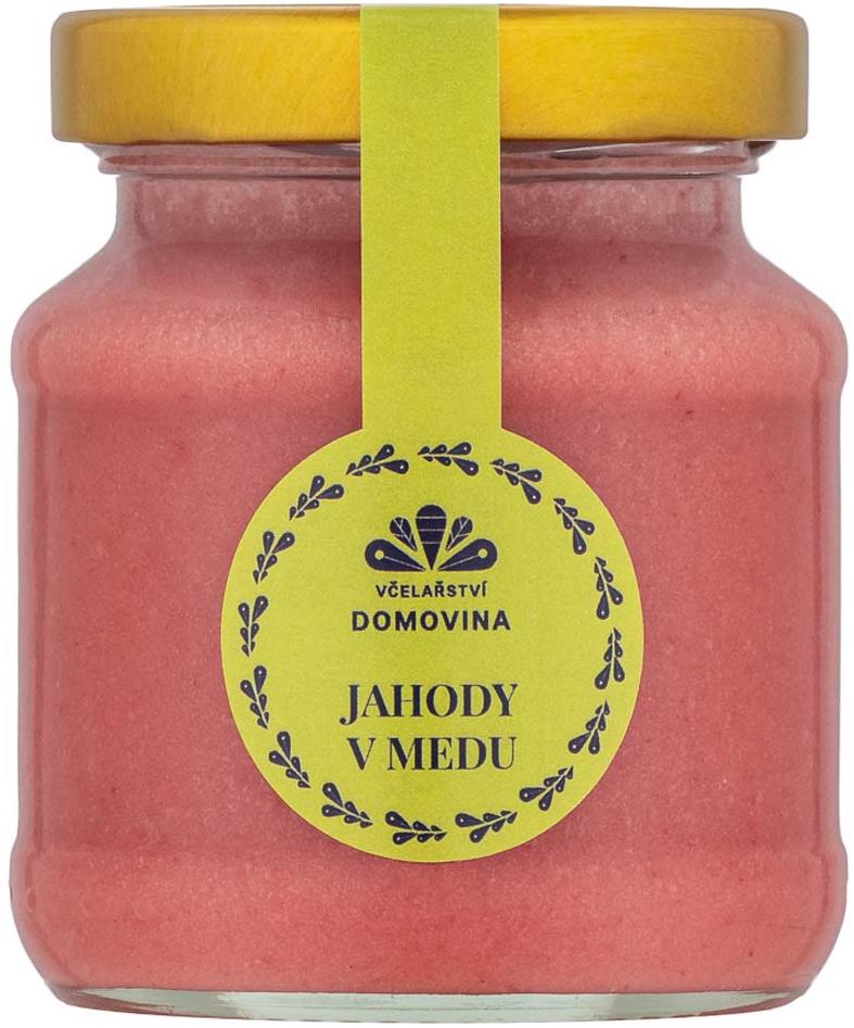 Včelařství Domovina Jahody v medu 170 g
