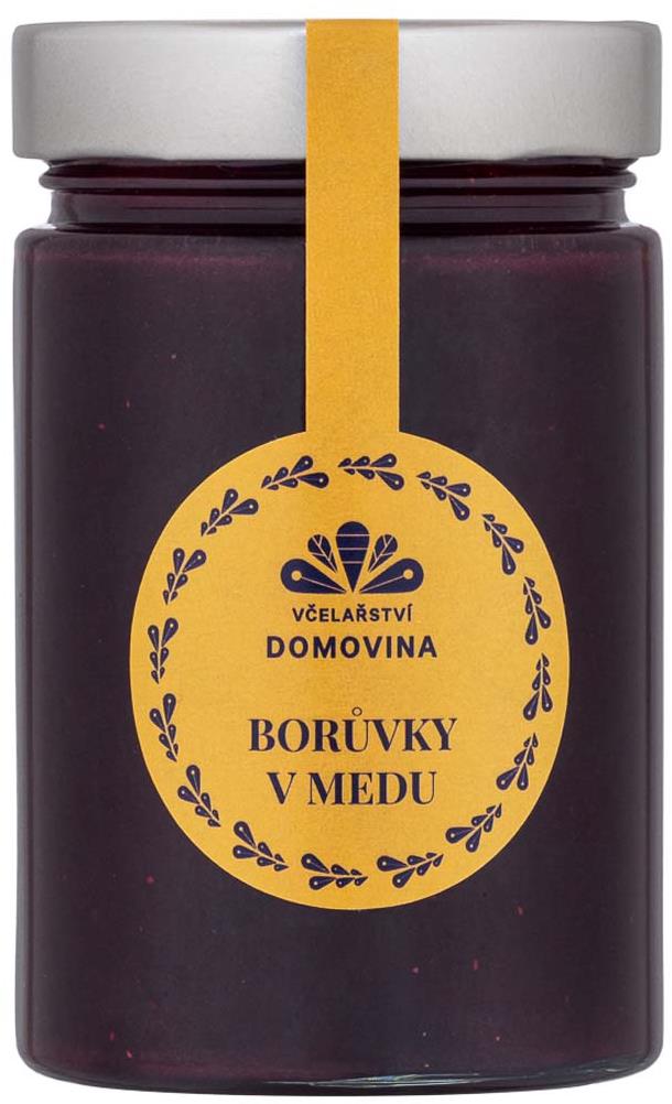 Včelařství Domovina Borůvky v medu 380 g