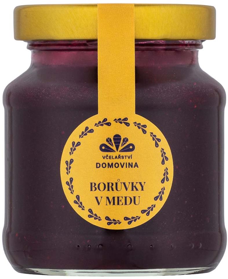Včelařství Domovina Borůvky v medu 170 g