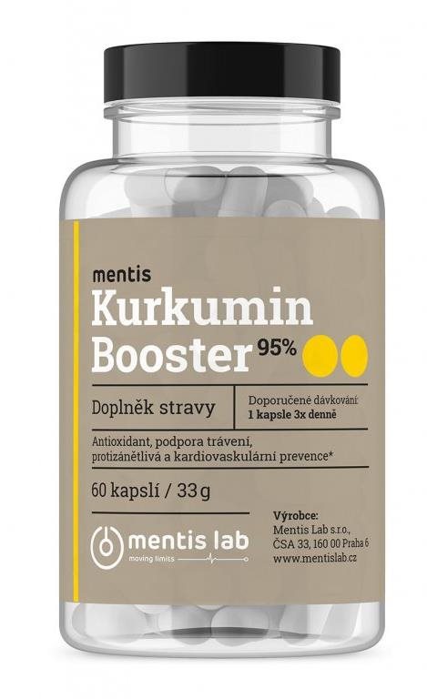 Mentis Kurkumin Booster 95%, 60 kapslí