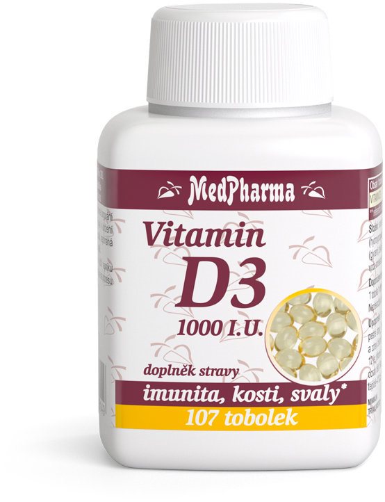 MedPharma Vitamin D3 1000 I.U. 107 tobolek