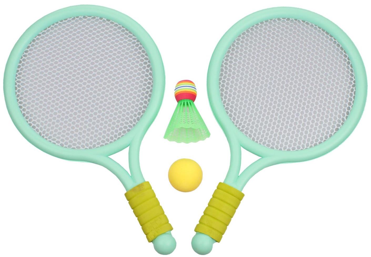 Merco Racket Ball Games sada pálek s míčky zelená, 2 sady