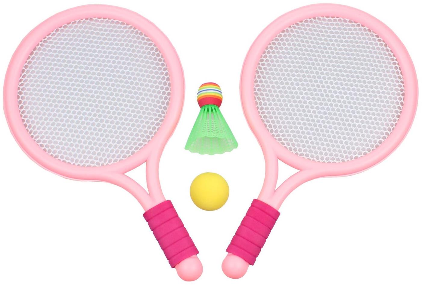 Merco Racket Ball Games sada pálek s míčky růžová, 2 sady