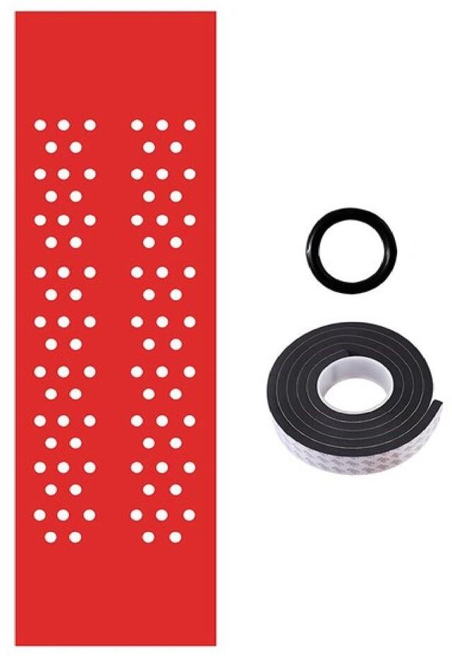 Merco Perf Shrink Grip, 3 ks, červená