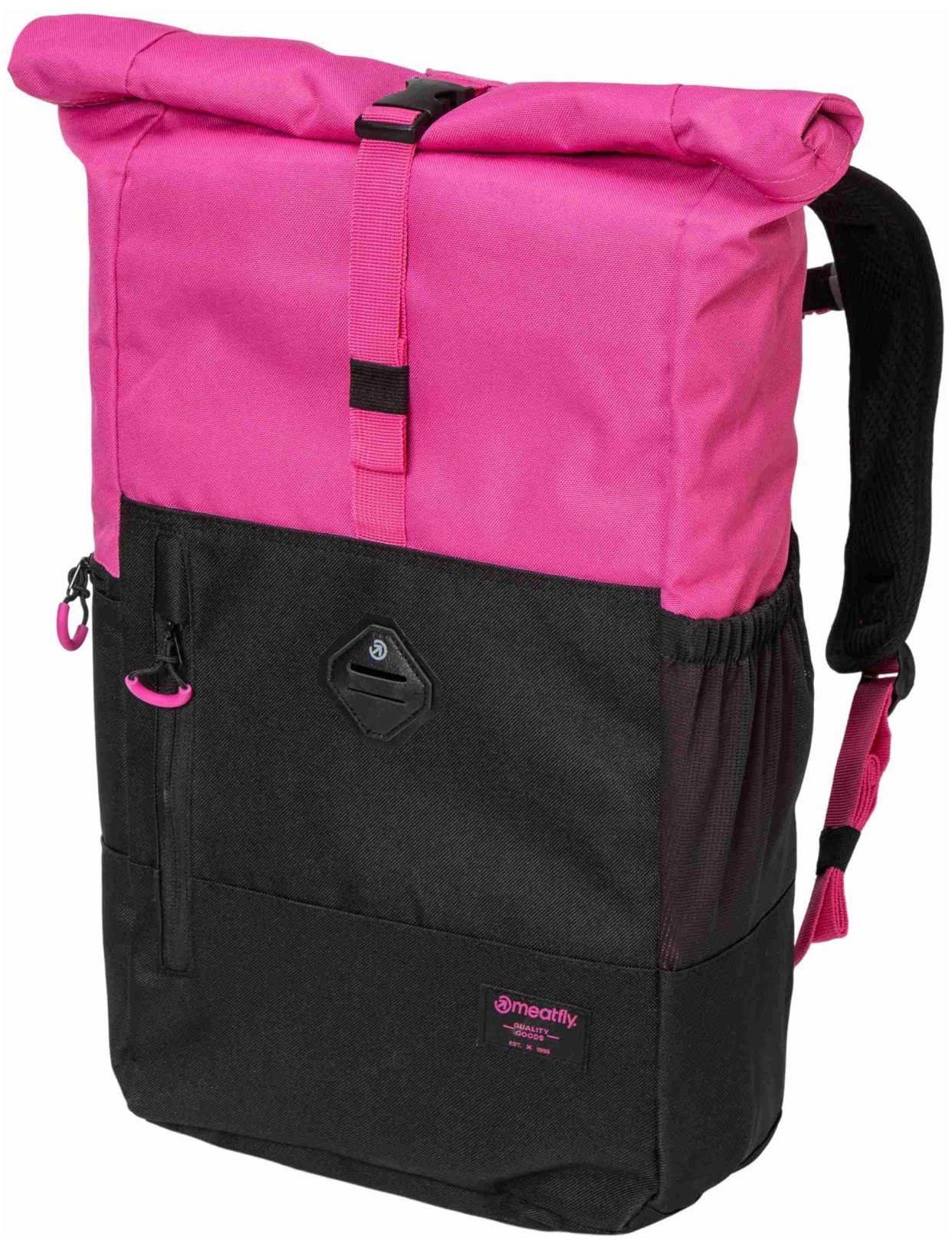 Meatfly Holler, Pink / Black 28 l - kvalitní batoh s velkým objemem 28 litrů