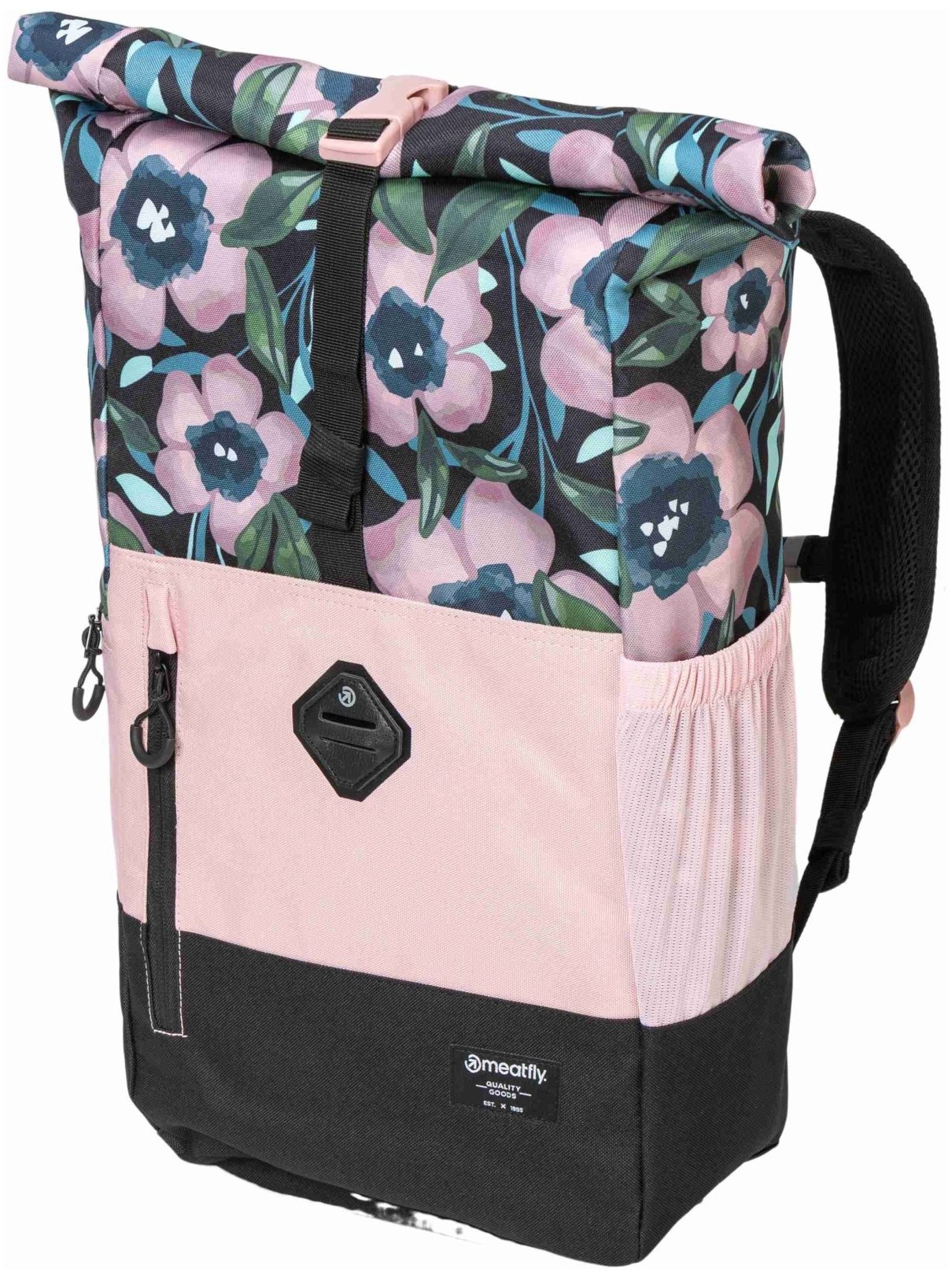Batoh Meatfly Holler v designu Pink Flowers
