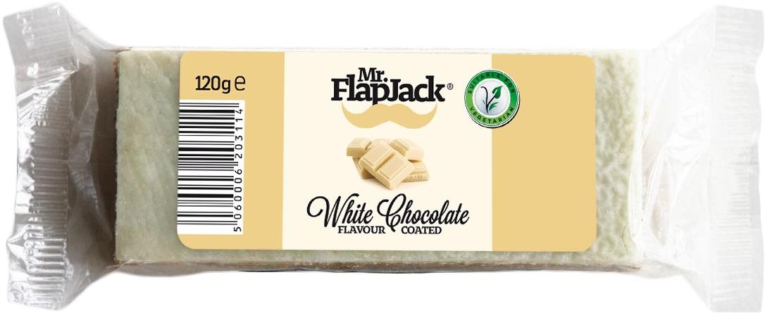 Mr. FlapJack 120 g, bílá čokoláda