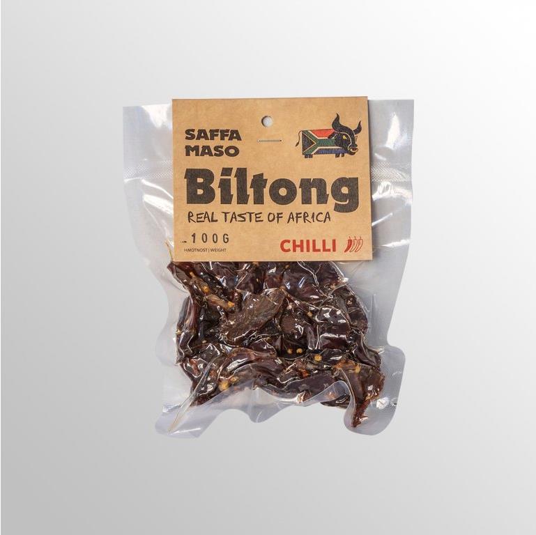 SAFFA MASO Biltong Chilli, 100 g