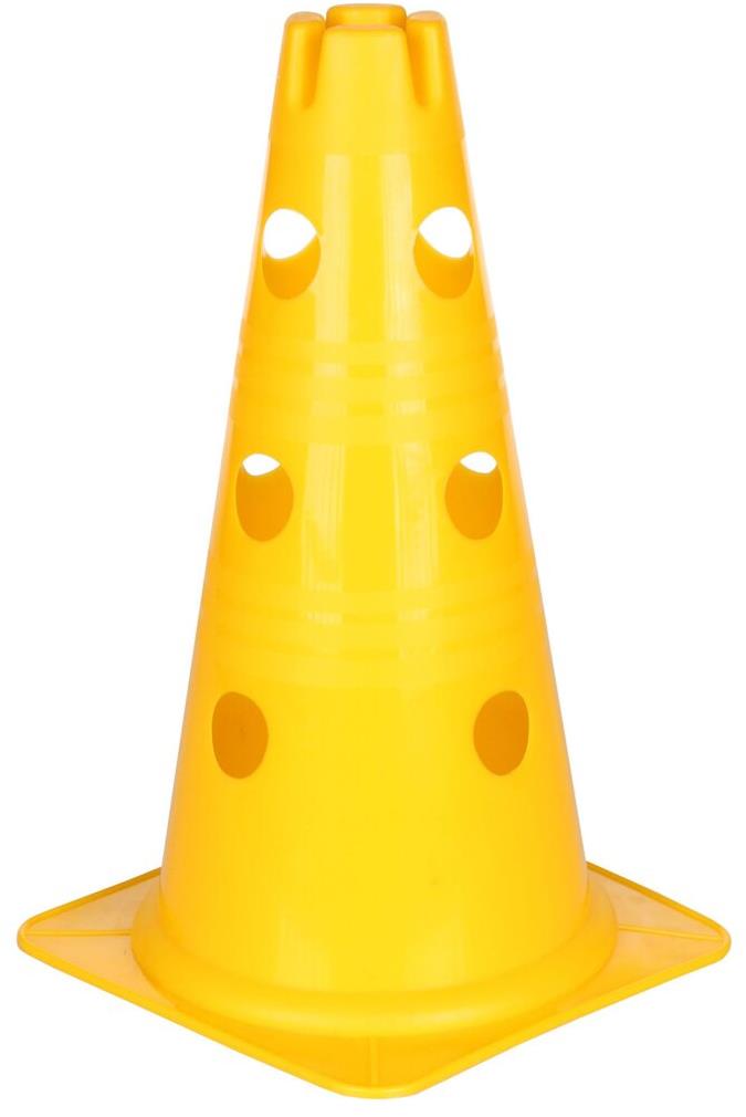 Merco Multipack 4 ks Vario kužel s otvory, žlutý, 30 cm