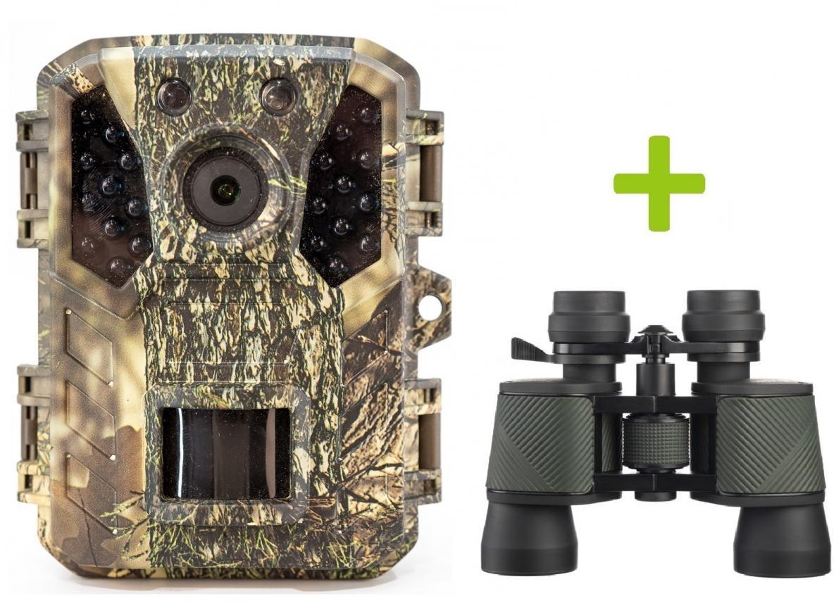 OXE Gepard II a klasický dalekohled FOMEI 7-21x40 ZCF Zoom + 32GB SD karta a 4ks baterií