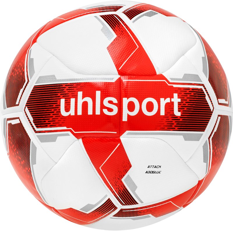 Uhlsport ATTACK ADDGLUE bílý / červený UK 5