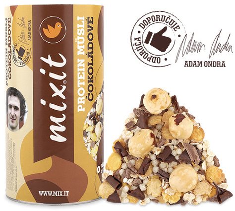 Mixit Proteinové musli čokoládové Adama Ondry 450g