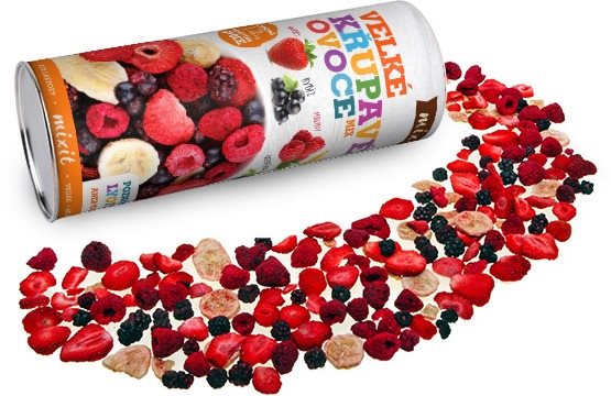 Lyofilizované ovoce mixit velké křupavé ovoce 150g