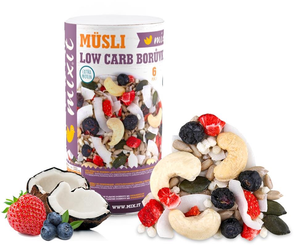 Mixit Müsli low carb - borůvka 400 g