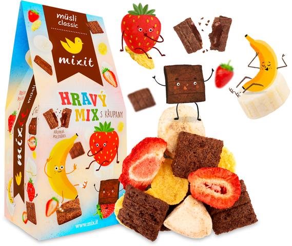 Mixit Müsli classic 300g, hravý mix