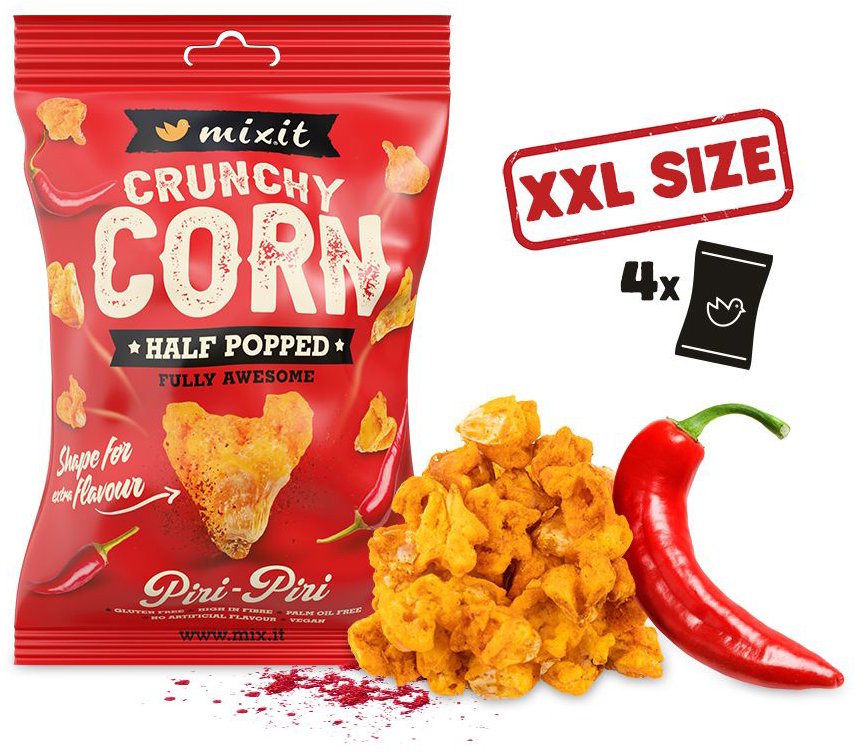 Mixit Crunchy corn Peri Peri & Kajenský pepř 175 g