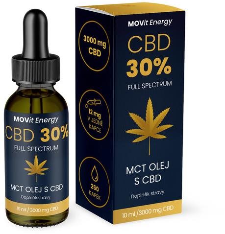 MOVit Energy CBD 30% Full Spectrum MCT olej 10ml