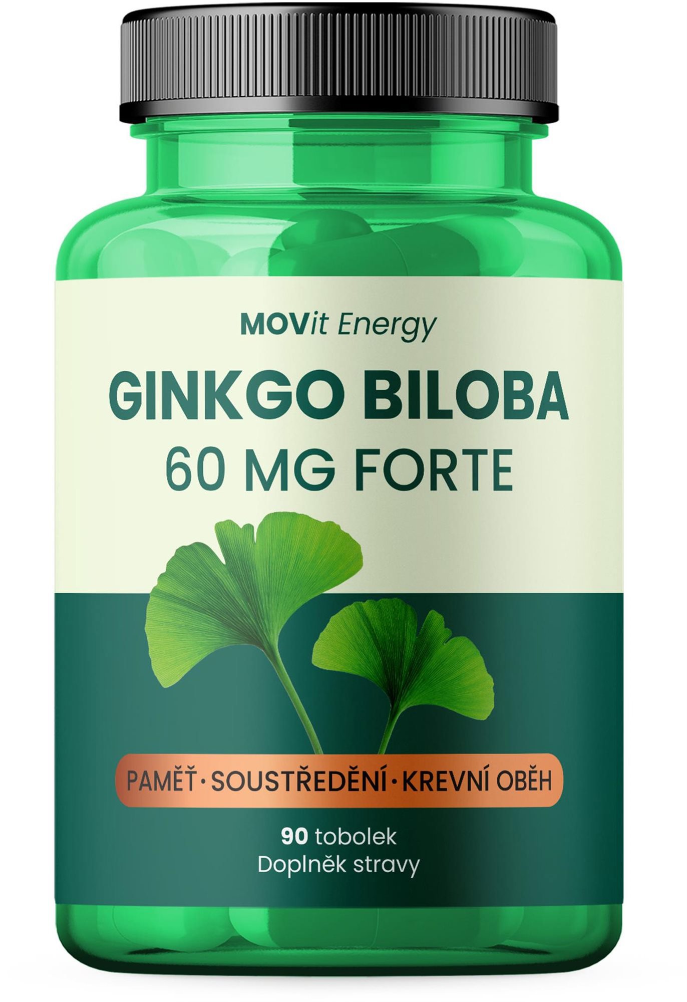 MOVit Energy Ginkgo Biloba 60 mg Forte, 90 tobolek