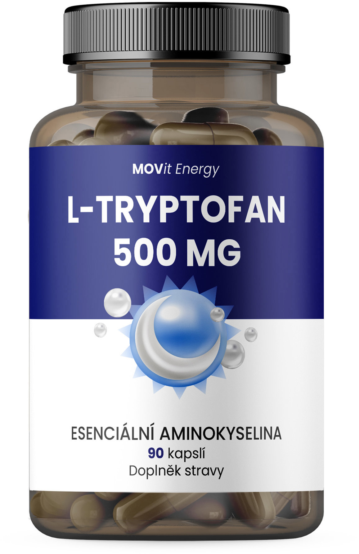 MOVit Energy L-Tryptofan 500 mg, 90 kapslí
