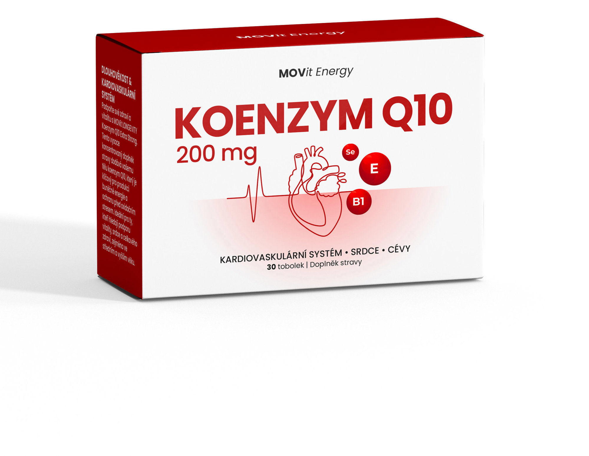 MOVit Energy Koenzym Q10 200 mg Extra Strong, 30 tobolek