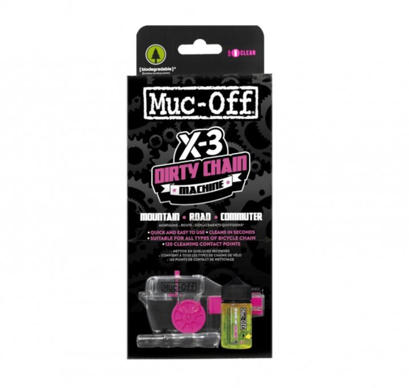Muc-Off X3 Chain Cleaning Device Kit - pračka na řetěz+drivetrain cleaner